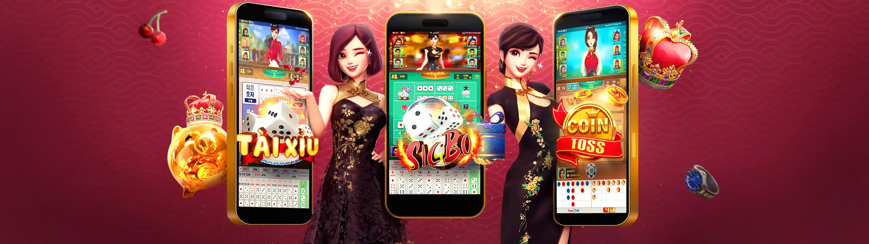 Hình ảnh tổng quan về 8us Casino với người chơi đang trải nghiệm các trò chơi và chiến thắng